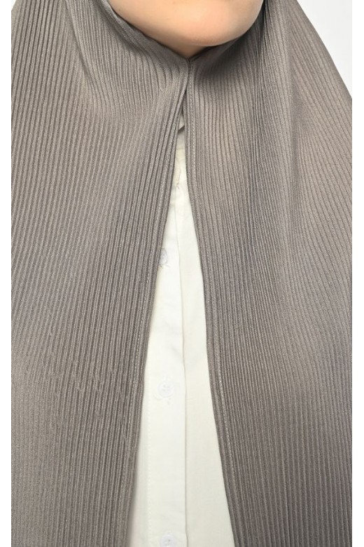 Suria Segitiga Instan Pleats Dark Grey